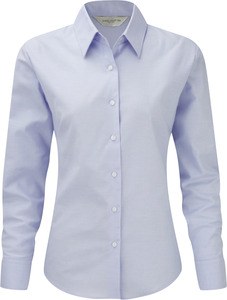 Russell Collection RU932F - Ladies Long Sleeve Easy Care Oxford Shirt