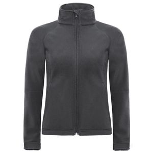 B&C Collection B630F - Hooded softshell /women Dark Grey