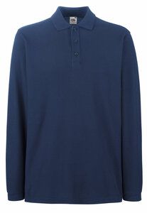 Fruit of the Loom SS258 - Premium long sleeve polo Navy