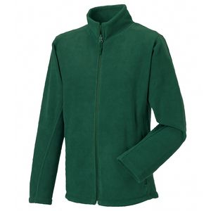 Russell 8700M - Full zip outdoor fleece Bottle Green