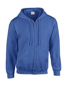 Gildan 18600 - Heavyweight Full Zip Hooded Sweat Royal blue