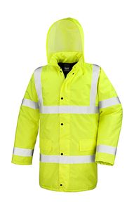 Result R218X - Core High Viz Motorway Coat HI-Viz Yellow