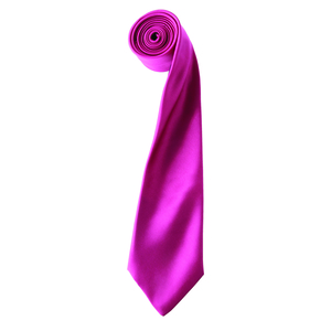 Premier PR750 - 'Colours' Satin Tie Hot Pink