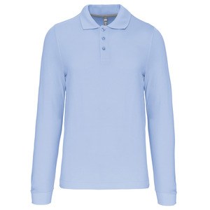 Kariban K243 - MEN'S LONG SLEEVE PIQUE POLO SHIRT Sky Blue