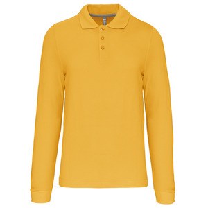 Kariban K243 - MEN'S LONG SLEEVE PIQUE POLO SHIRT Yellow