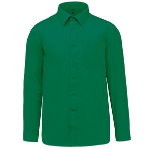 Kariban K545 - JOFREY - MEN'S LONG SLEEVE EASY CARE POLYCOTTON POPLIN SHIRT Kelly Green