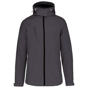 Kariban K414 - LADIES' HOODED SOFTSHELL JACKET Titanium