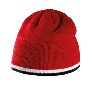 K-up KP515 - BEANIE HAT WITH BI-COLOUR BOTTOM BAND