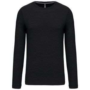 Kariban K359 - MEN'S LONG SLEEVE CREW NECK T-SHIRT Black/Black