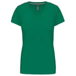 Kariban K381 - LADIES SHORT SLEEVE V-NECK T-SHIRT