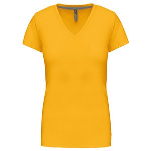 Kariban K381 - LADIES SHORT SLEEVE V-NECK T-SHIRT