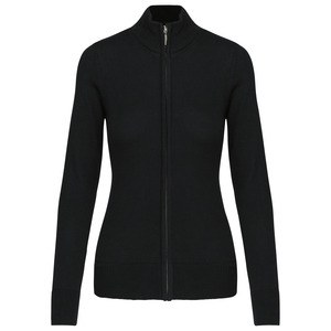 Kariban K962 - LADIES' ZIP CARDIGAN Black/Black