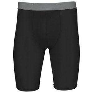 ProAct PA07 - ADULTS LONG BASE LAYER SHORTS Black/Black