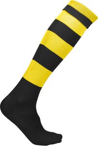 ProAct PA021 - HOOP SPORTS SOCKS Black / Sporty Yellow