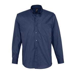 SOL'S 16090 - BEL-AIR Long Sleeve Cotton Twill Men's Shirt French marine