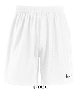 SOL'S 90102 - ADULTS' BASIC SHORTS WITH INNER PANTS BORUSSIA White