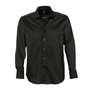 SOL'S 17000 - Brighton Long Sleeve Stretch Men's Shirt Black