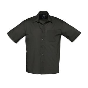 SOL'S 16050 - Bristol Short Sleeve Poplin Men's Shirt Black