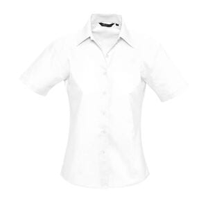 SOL'S 16030 - Elite Short Sleeve Oxford Women's Shirt White