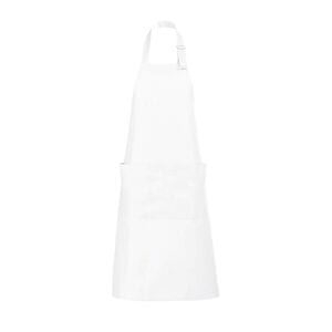 SOL'S 88010 - Gala Long Apron With Pockets White