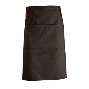 SOL'S 88020 - Greenwich Medium Apron With Pockets Chocolate