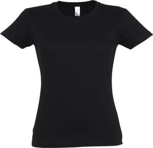SOL'S 11502 - Imperial WOMEN Round Neck T Shirt Deep Black