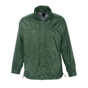 SOL'S 46000 - MISTRAL Jersey Lined Water Repellent Windbreaker Forest Green