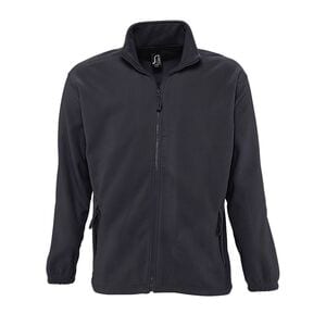 SOL'S 55000 - NORTH Men's Zipped Fleece Jacket Anthracite