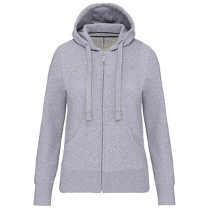 Kariban K464 - Ladies hooded full zip sweatshirt