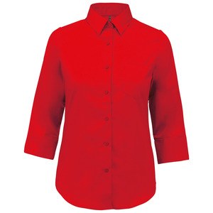 Kariban K558 - Ladies' 3/4 sleeve shirt Classic Red