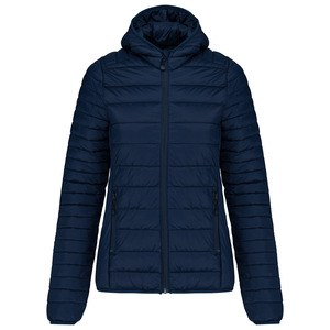 Kariban K6111 - Ladies' lightweight hooded down jacket Navy