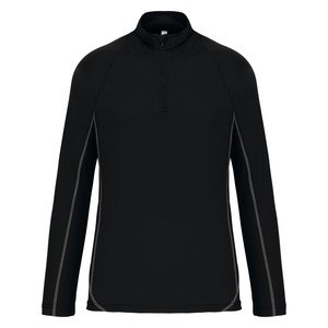 Proact PA335 - Men’s 1/4 zip running sweatshirt Black