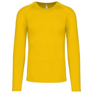 ProAct PA005 - LONG SLEEVE SKIN TIGHT "QUICK DRY" T-SHIRT Sporty Yellow