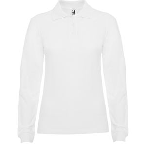 Roly PO6636 - ESTRELLA WOMAN L/S Long-sleeve polo shirt with ribbed collar and cuffs