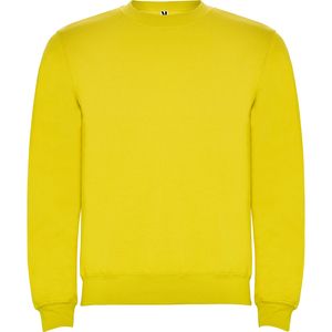 Roly SU1070 - CLASICA Classic sweatshirt with 1x1 elastane rib in collar Yellow