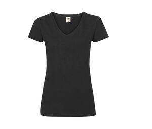 Fruit of the Loom SC601 - Womens V-Neck T-Shirt