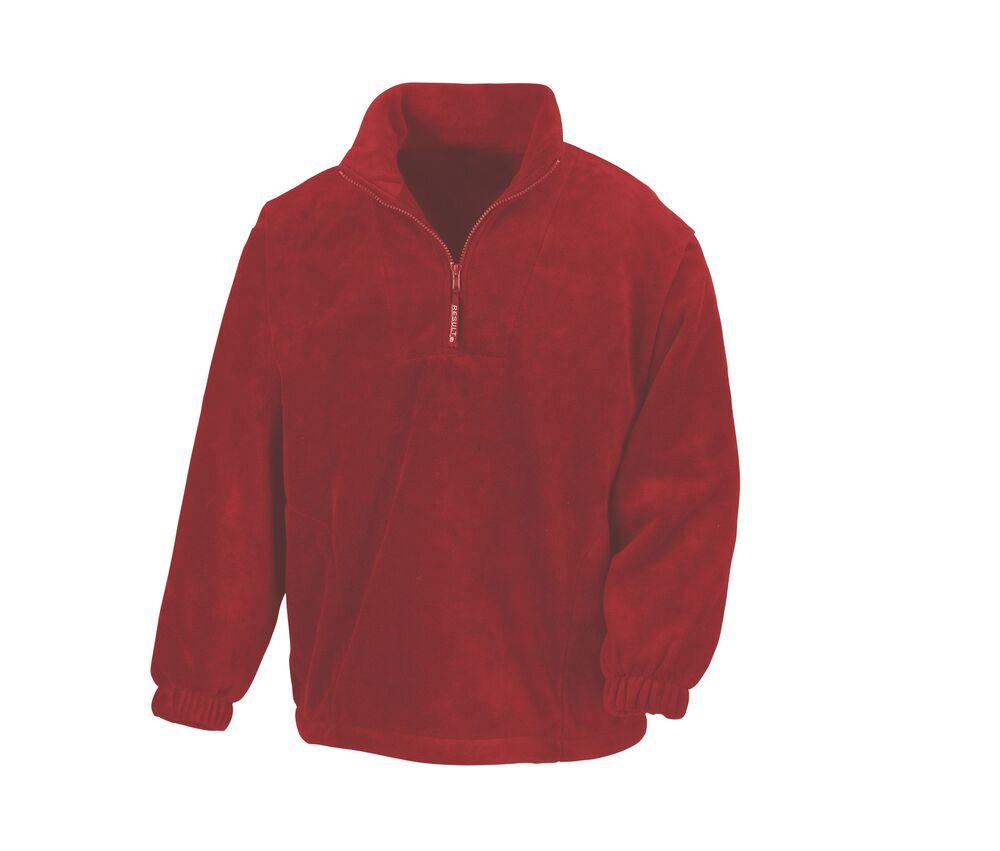 Result RS033 - men's fleece jacket with zip collar