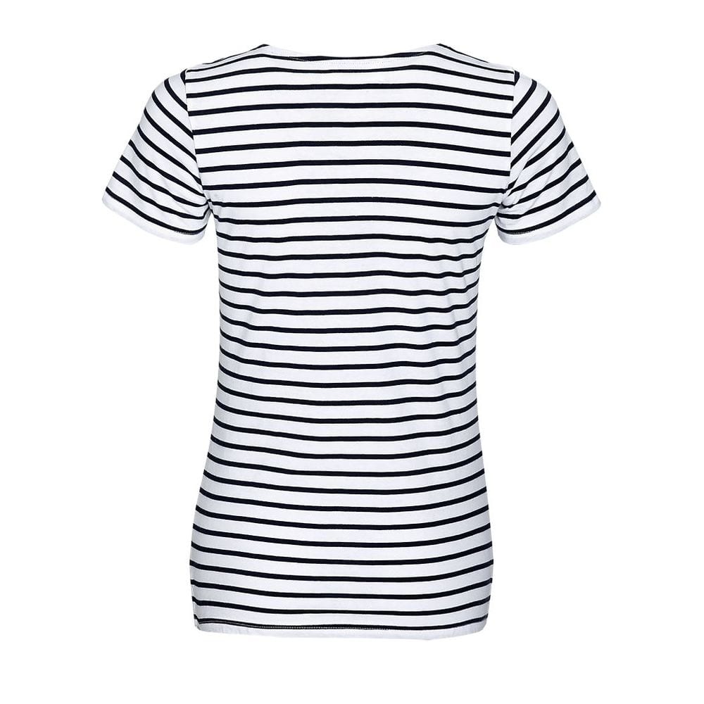 SOL'S 01399 - MILES WOMEN Round Neck Striped T Shirt