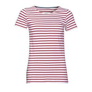 SOLS 01399 - MILES WOMEN Round Neck Striped T Shirt