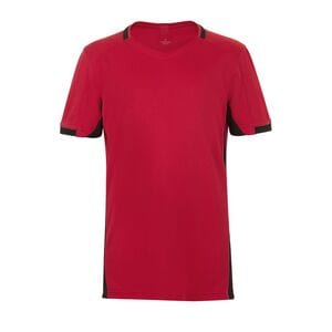 SOL'S 01719 - CLASSICO KIDS Kids' Contrast Shirt Red / Black