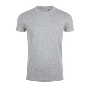 SOL'S 00580 - Imperial FIT Men's Round Neck Close Fitting T Shirt Mixed Grey