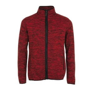 SOL'S 01652 - TURBO Knitted Fleece Jacket Red / Black