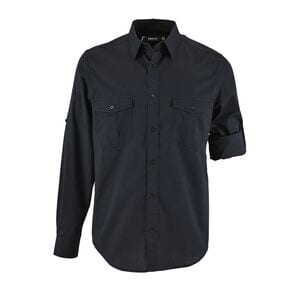 SOL'S 02763 - BURMA MEN Shirt Dark Blue