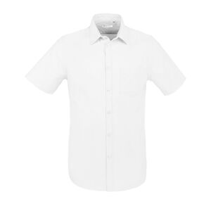 SOL'S 02921 - Brisbane Fit Short Sleeve Oxford Men’S Shirt White