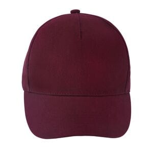 SOL'S 00594 - LONG BEACH Five Panel Cap Burgundy