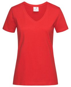 Stedman STE2700 - Classic women's v-neck t-shirt Scarlet Red