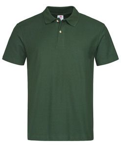 Stedman STE3000 - Men's short-sleeved polo shirt Bottle Green