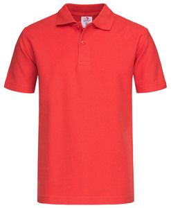 Stedman STE3200 - Children's short-sleeved polo shirt Scarlet Red