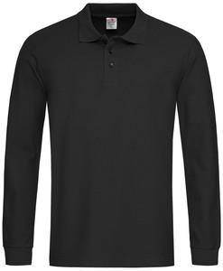 Stedman STE3400 - Long sleeve polo shirt for men ls Black Opal