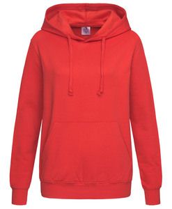 Stedman STE4110 - Women's Hooded Sweatshirt Scarlet Red